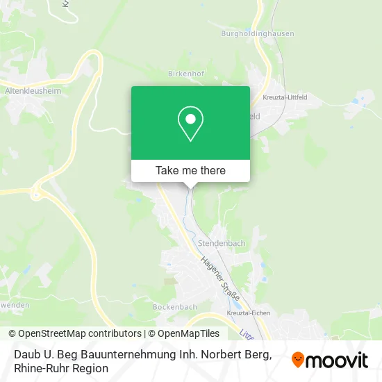 Карта Daub U. Beg Bauunternehmung Inh. Norbert Berg