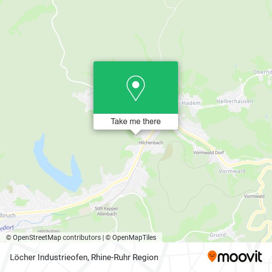 Löcher Industrieofen map