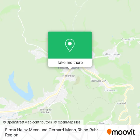 Карта Firma Heinz Menn und Gerhard Menn