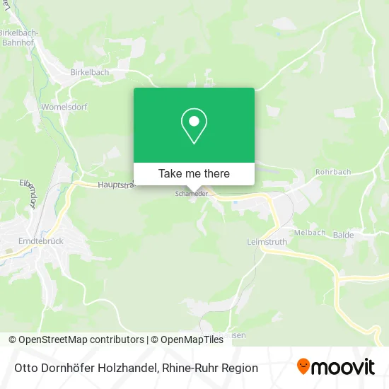 Otto Dornhöfer Holzhandel map