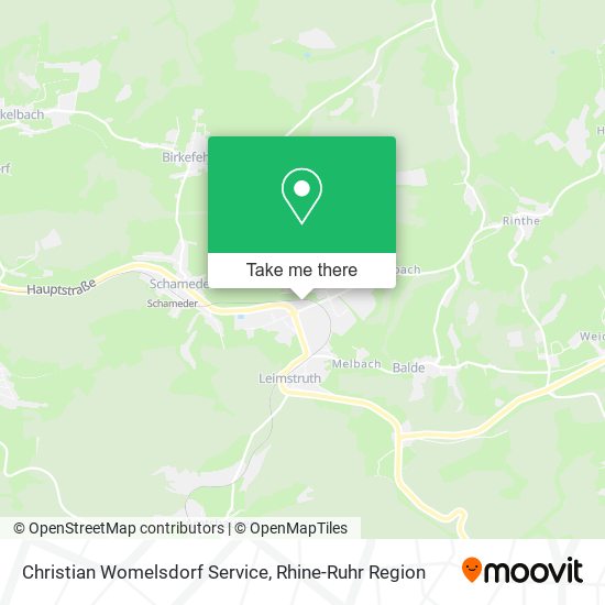 Christian Womelsdorf Service map