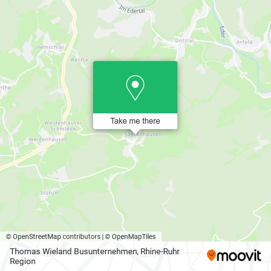 Thomas Wieland Busunternehmen map