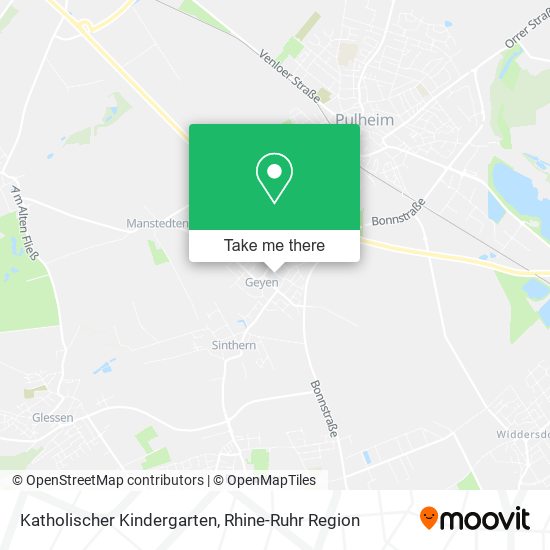 Katholischer Kindergarten map