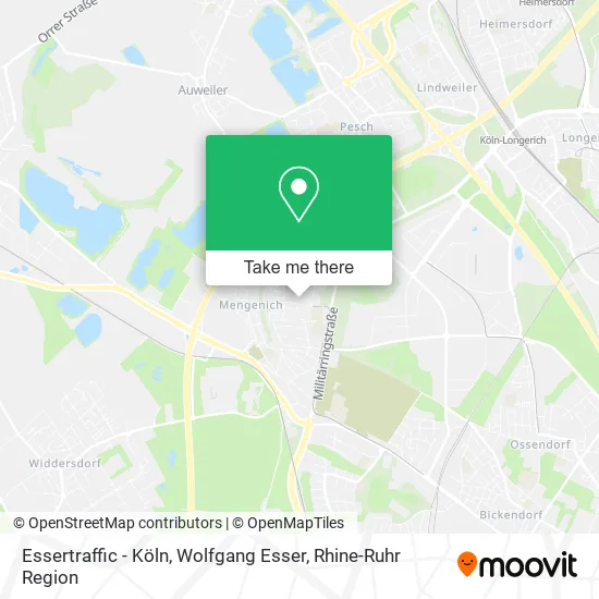 Карта Essertraffic - Köln, Wolfgang Esser