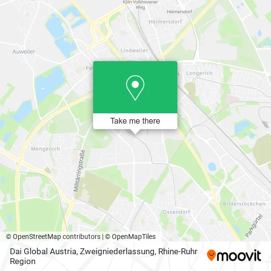 Карта Dai Global Austria, Zweigniederlassung