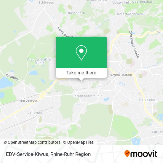EDV-Service-Kiwus map