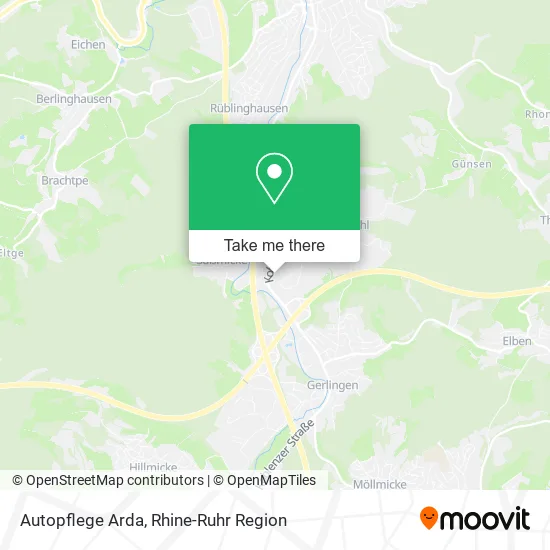Карта Autopflege Arda