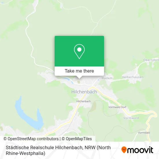 Städtische Realschule Hilchenbach map