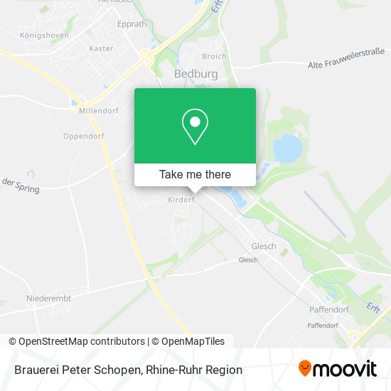 Brauerei Peter Schopen map