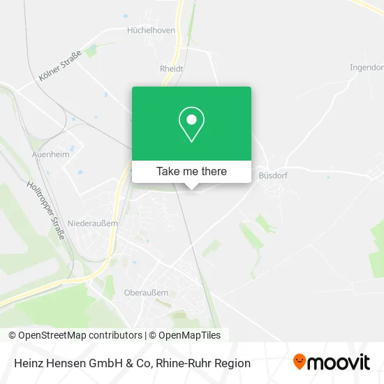 Карта Heinz Hensen GmbH & Co