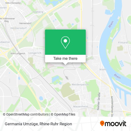 Germania Umzüge map