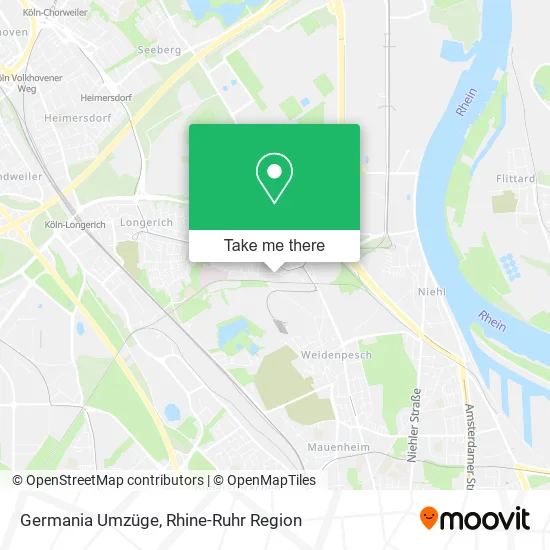 Карта Germania Umzüge