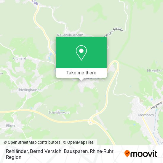 Rehländer, Bernd Versich. Bausparen map