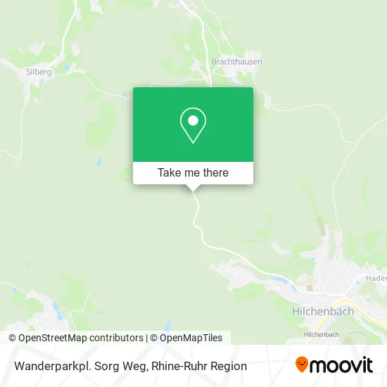 Карта Wanderparkpl. Sorg Weg