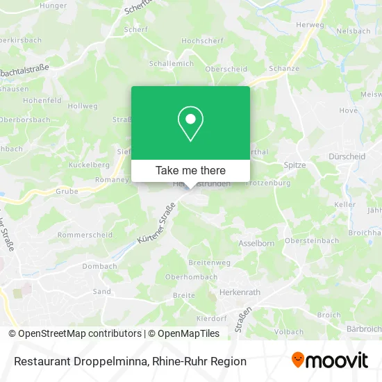 Карта Restaurant Droppelminna
