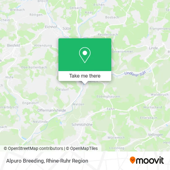 Карта Alpuro Breeding