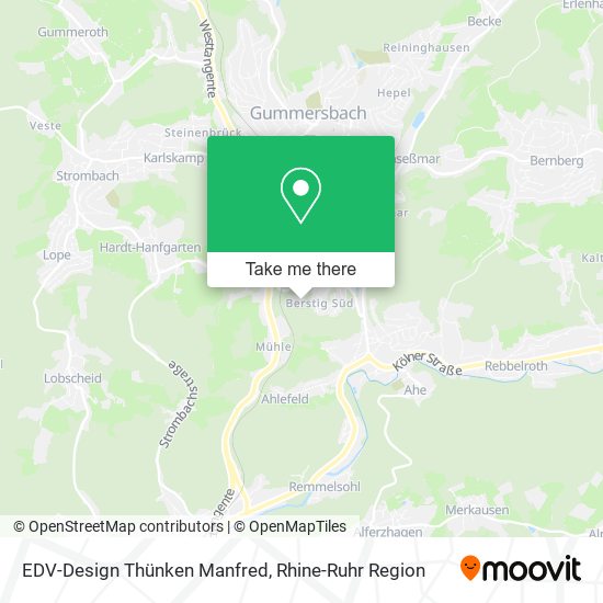 EDV-Design Thünken Manfred map