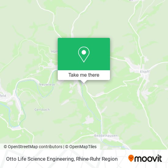 Otto Life Science Engineering map