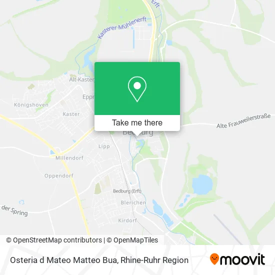 Карта Osteria d Mateo Matteo Bua