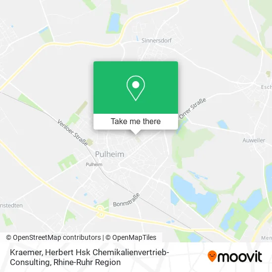 Карта Kraemer, Herbert Hsk Chemikalienvertrieb-Consulting