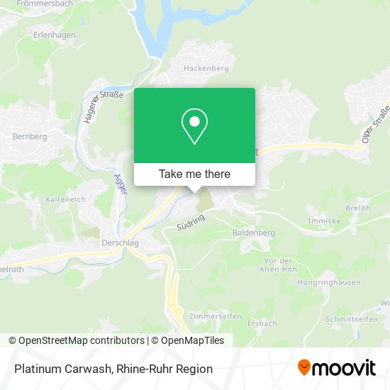 Platinum Carwash map