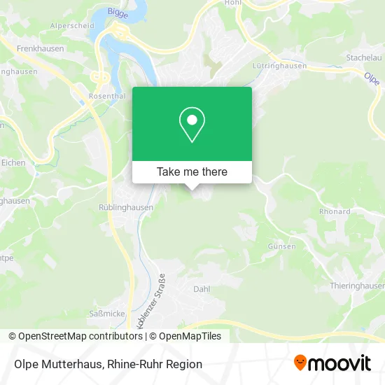 Карта Olpe Mutterhaus