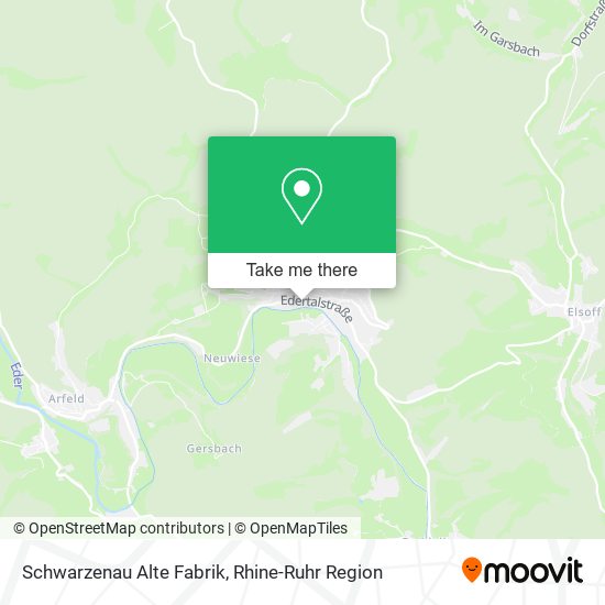 Schwarzenau Alte Fabrik map