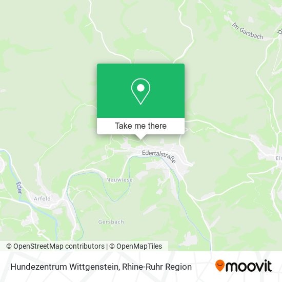 Hundezentrum Wittgenstein map