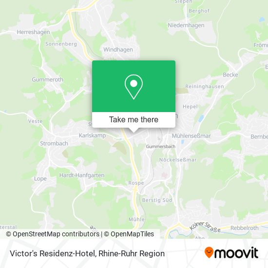 Victor's Residenz-Hotel map