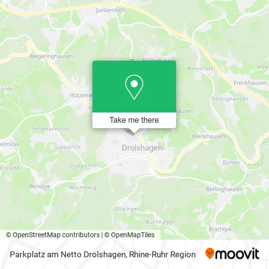 Карта Parkplatz am Netto Drolshagen