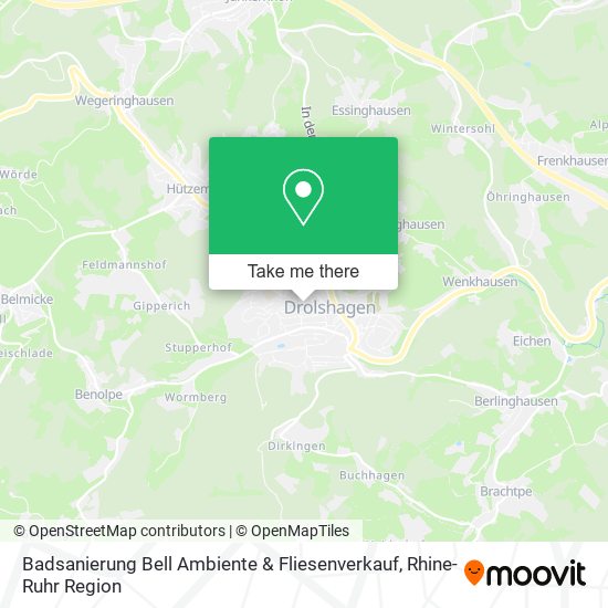 Badsanierung Bell Ambiente & Fliesenverkauf map