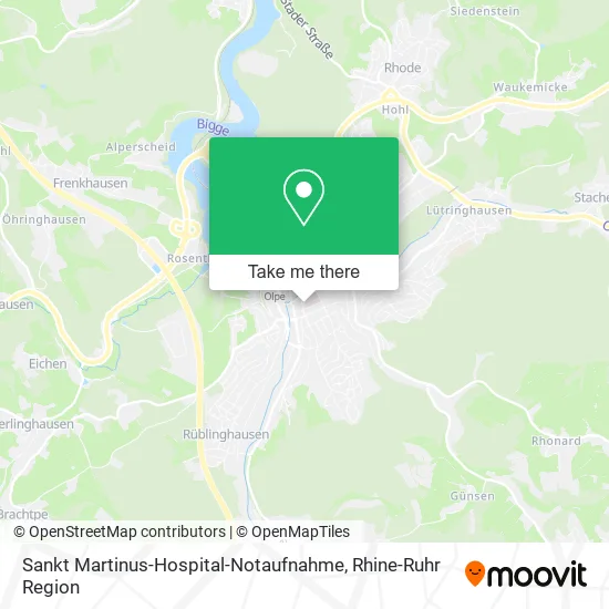 Карта Sankt Martinus-Hospital-Notaufnahme