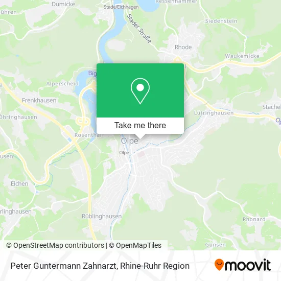 Карта Peter Guntermann Zahnarzt