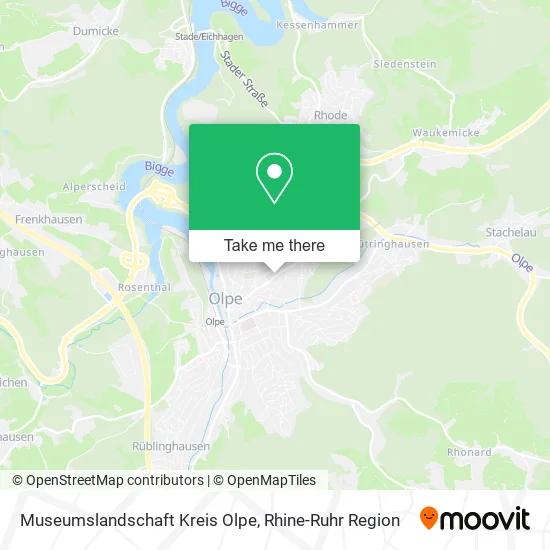 Museumslandschaft Kreis Olpe map