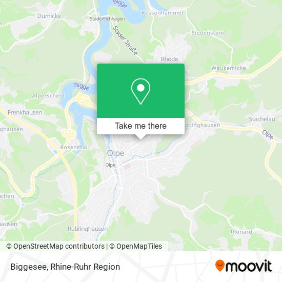 Biggesee map