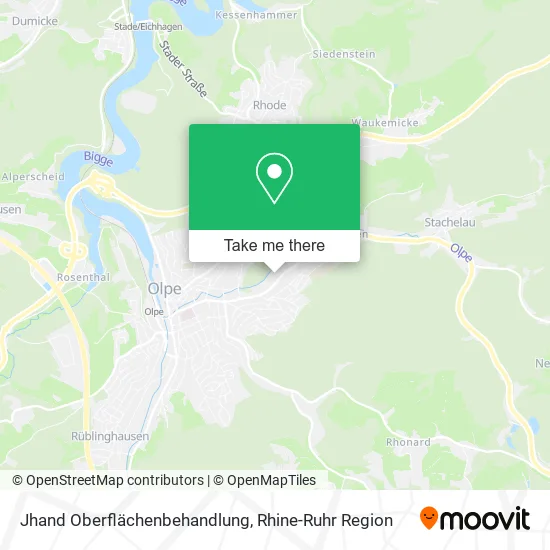 Карта Jhand Oberflächenbehandlung