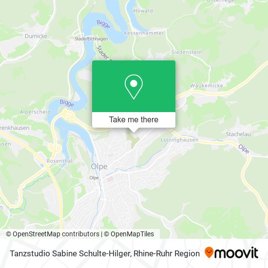 Tanzstudio Sabine Schulte-Hilger map