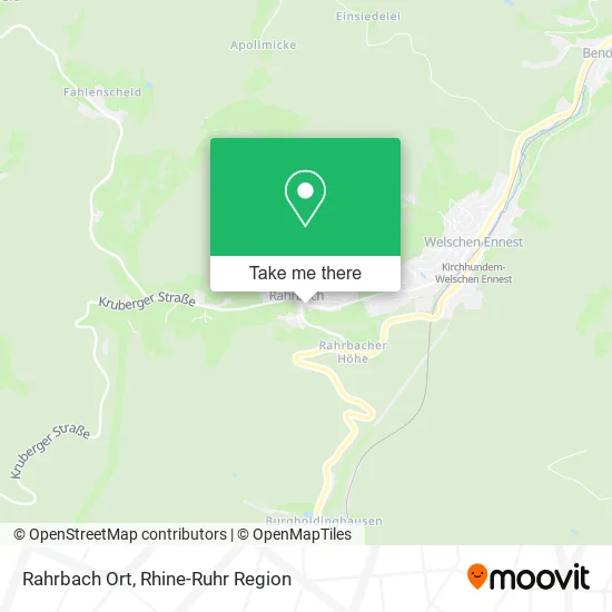 Rahrbach Ort map