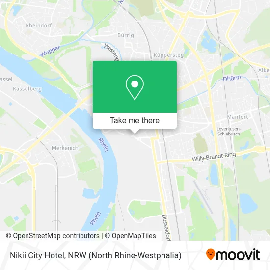 Nikii City Hotel map