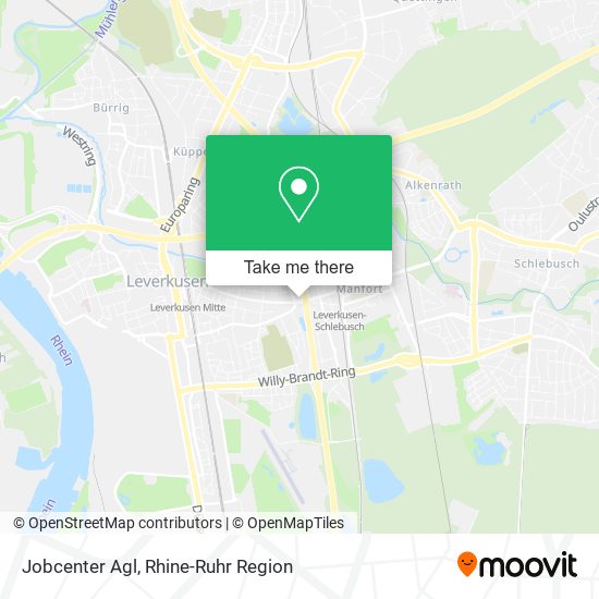 Jobcenter Agl map