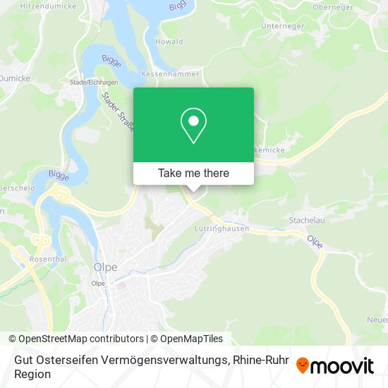 Gut Osterseifen Vermögensverwaltungs map