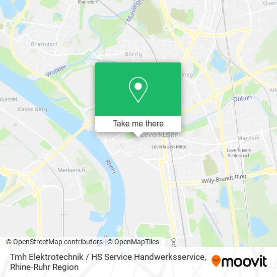 Карта Tmh Elektrotechnik / HS Service Handwerksservice