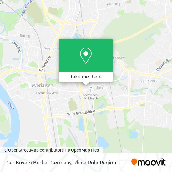 Car Buyers Broker Germany map