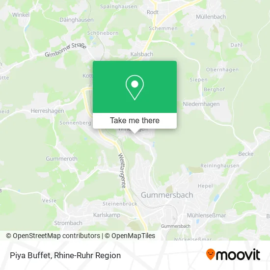 Карта Piya Buffet