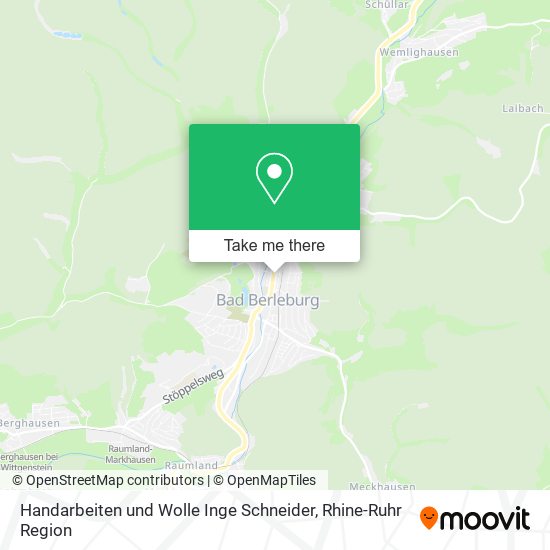 Handarbeiten und Wolle Inge Schneider map