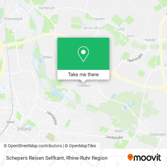 Карта Schepers Reisen Selfkant