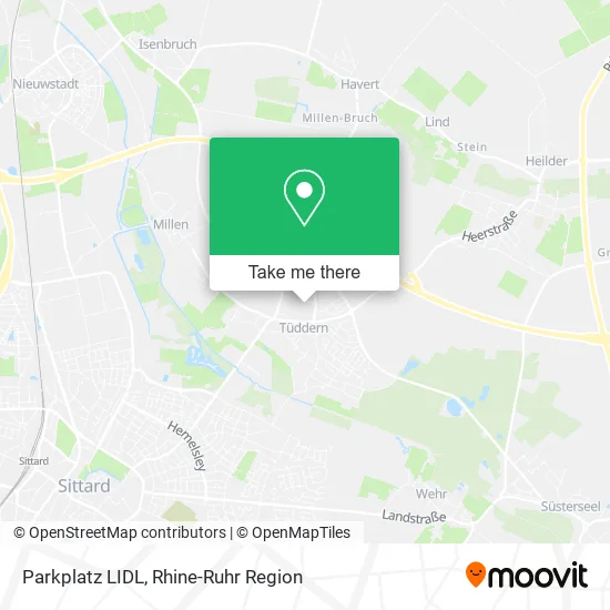 Карта Parkplatz LIDL