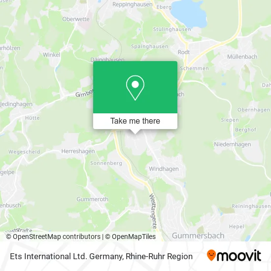 Карта Ets International Ltd. Germany