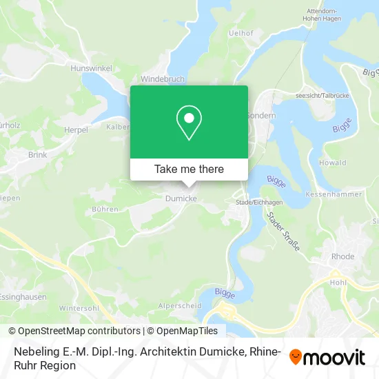 Карта Nebeling E.-M. Dipl.-Ing. Architektin Dumicke