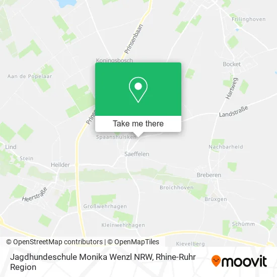 Jagdhundeschule Monika Wenzl NRW map